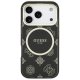 Guess IML Peony Dot MagSafe Phone Case Cover iPhone 17 Pro - Black