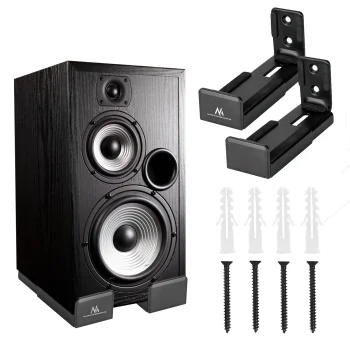 Adjustable Soundbar Wall Mount Bracket Maclean MC-932, Black