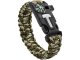 5-in-1 Paracord Survival Bracelet with Compass, Fire Starter, and Knife, Camo