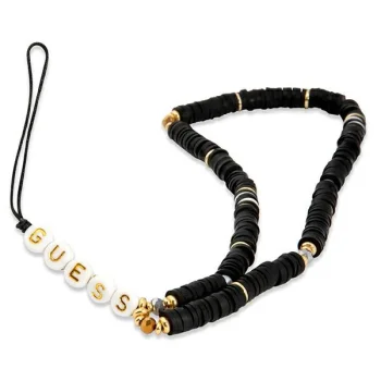 Guess Heishi Beads Phone Strap 3666339048310 Black