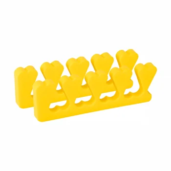 Disposable Foam Toe Separators for Pedicure 10 pcs Yellow