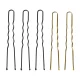 E-56 Metal Hair Pins 200 pcs Mix Black/Gold