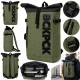 NORLÄNDER BCKPCK roll-top backpack, 36 l, 15.6\", green/black