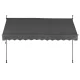 Balcony Sun Awning 300x120 cm Adjustable Height MultiGarden, Grey