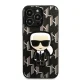 Karl Lagerfeld Monogram Ikonik Patch Case for iPhone 13 / 13 Pro Black