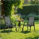 Sofotel So-981 Round Garden Table, 60 x 71 cm