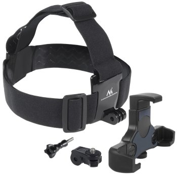 Maclean MC-448 Sports Head Mount for Phone and Camera, Black