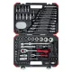GEDORE red Socket Set 1/4\" + 1/2\", 92-piece