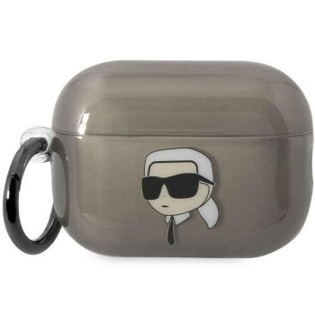 Karl Lagerfeld AirPods Pro 2 Cover Ikonik Karl Black