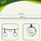Gardlov 00024010 Solar String Lights, 11.6m, 100 LED, IP44, Warm White