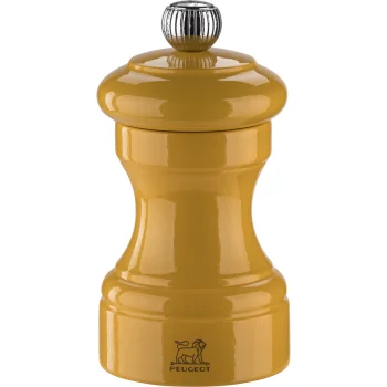 Peugeot Bistro Pepper Mill 10 cm Wooden Saffron Yellow