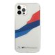 Apple iPhone 12 Pro Max 6,7\" BMW Motorsport Tricolor Case Cover (BMHCP12LSKTGT), Transparent