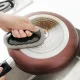Abrasive sponge for washing frying pans