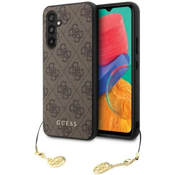 Guess Samsung Galaxy S23 FE Case 4G Charm, Brown