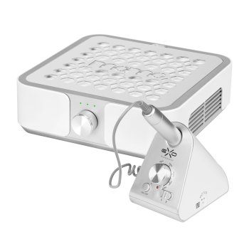 MOMO P30 60W Dust Collector + Exo Silent SX7 Nail Drill, White