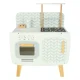 Lulilo Retro Wooden Play Kitchen for Kids with Accessories, 73 cm