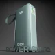 SBS Power Bank 10000 mAh 20W with Built-in USB-C Cable and LCD Display, Gray