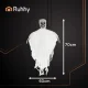 Ruhhy 00026124 Hanging Skeleton, 70 cm, White