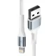 3mk Hyper Cable N-SERIES USB-A to Lightning Cable 2m 12W, White