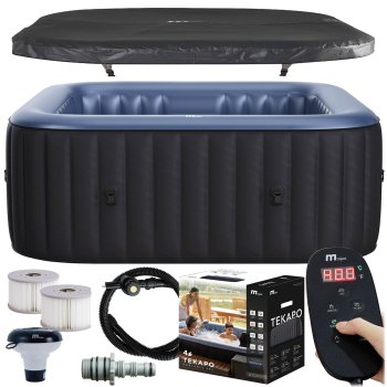 Mspa Tekapo Inflatable Hot Tub with Hydromassage, 4-Person