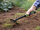 DIVO Hand Garden Rake for Soil Loosening and Flower Beds, Black-Green