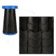 Telescopic Portable Adjustable Height Folding Stool for Camping Festival Hiking BBQ Gardening Fishing, Blue