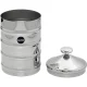 Alessi Kalisto 3 CB03 Kitchen Storage Jar 1.14 L, Stainless Steel, Silver