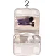 Women\'s Roll-up Travel Toiletry Bag, Cream