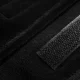 Velour Cosmetic Headband with Velcro, Black