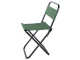 Folding Camping and Fishing Chair with Backrest, Green