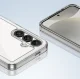 Outer Space Case for Samsung Galaxy S25 Edge with Flexible Frame, Transparent