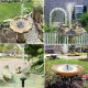 Floating Solar Fountain Pump for Garden Ponds and Pools 16cm