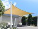 Rectangular Sun Shade Sail, Waterproof Awning 4x3m, Cream