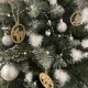 Ruhhy Glass Christmas Angels with Feathers, Transparent, 6 pcs