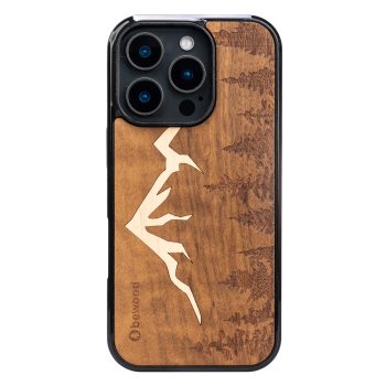 Bewood Wooden Case for iPhone 16 Pro IMBUIA MOUNTAINS