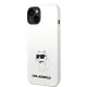 Karl Lagerfeld Silicone Choupette Case for iPhone 14 Plus / 15 Plus - White