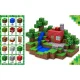Ricokids RK-785 magnetic building blocks, 108 pieces, 2 × 2 cm