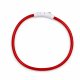 LED Dog Collar Adjustable Light Up Pet Safety Collar, Red