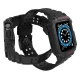 Protective Armored Case with Strap for Apple Watch 38/40/41mm, Black