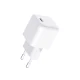 3mk Hyper Charger PD GaN 25W Wall Charger with USB-C Cable, White