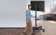 Perlesmith PSTVMC06 Mobile TV Stand with Wheels 23-60\"
