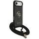 Guess 4G Big Logo Cord Strap Crossbody Case for iPhone 17 Air - Black