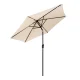 Multigarden SL-UM003C Garden Umbrella with Crank, 270 cm, Beige
