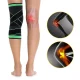4Fizjo 896 Elastic Knee Brace, Size L, Black/Green