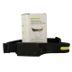 LED headlamp with rechargeable battery, USB-C charging, motion sensor