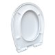 Duo-Sanit universālais lēni nolaižamais tualetes pods, balts