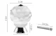 Iso Trade Crystal Furniture Knob, 3x4 cm