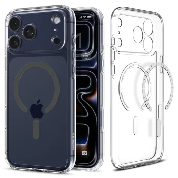 Spigen iPhone 17 Pro Case Ultra Hybrid Mag Magsafe, Clear / Graphite
