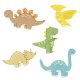 Montessori sensorā attīstošā tāfele - soma ar dinozauriem KX3196