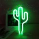 LED Cactus Shaped Neon Signs Light Lamp